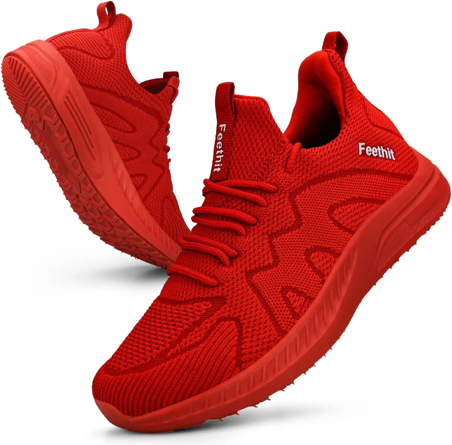 Feethit Women’s Trainers, Breathable, Lightweight Sports Shoes, Running Shoes, Outdoor, Fitness