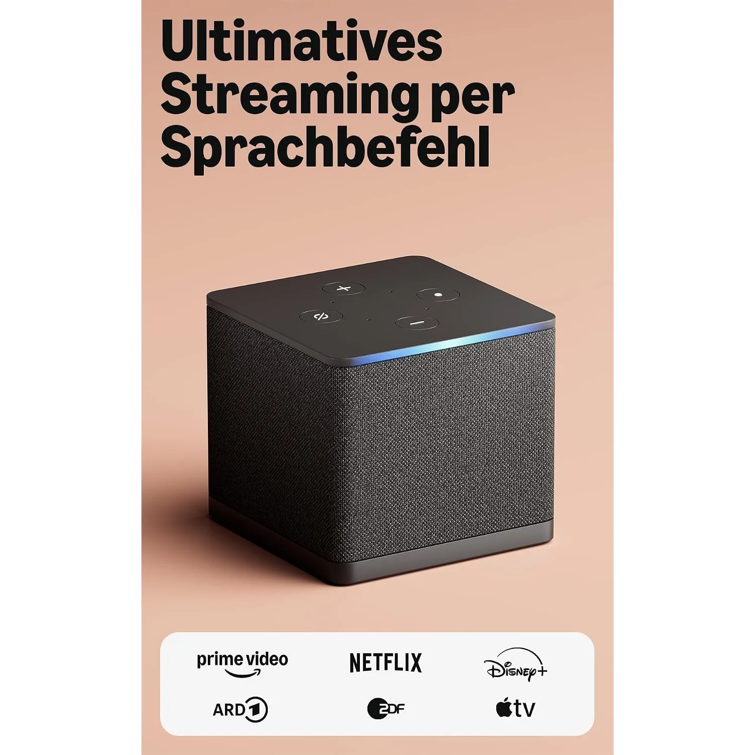 Amazon Fire TV Cube (Neueste Generation) | Streaming-Mediaplayer mit Sprachsteuerung mit Alexa, Wi-Fi 6E, 4K Ultra HD, …