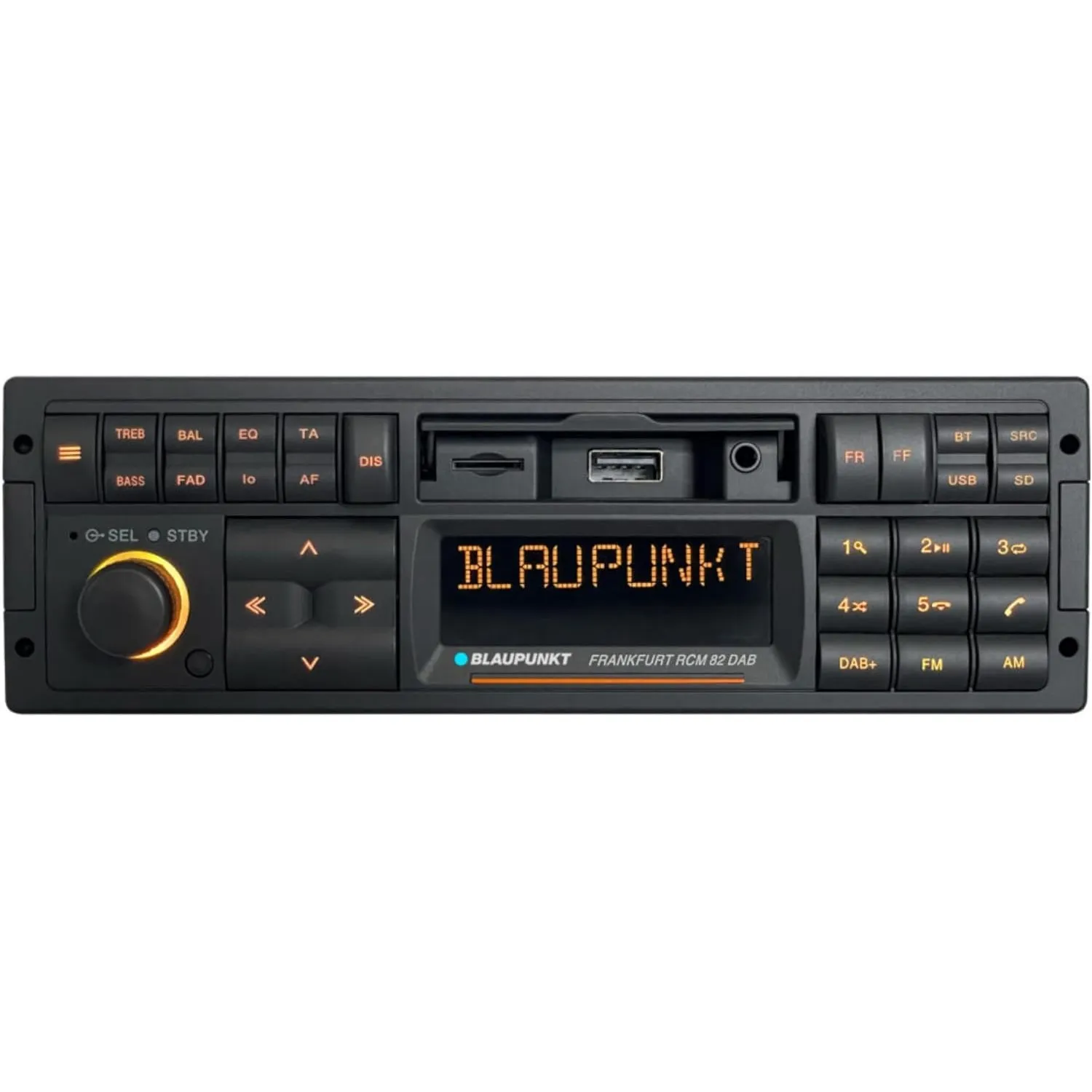 Blaupunkt Frankfurt RCM 82 DAB,1-DIN Autoradio, DAB+, Bluetooth, AUX; USB, SD-Karteneingang, Lenkradfernbedienung, Frei…