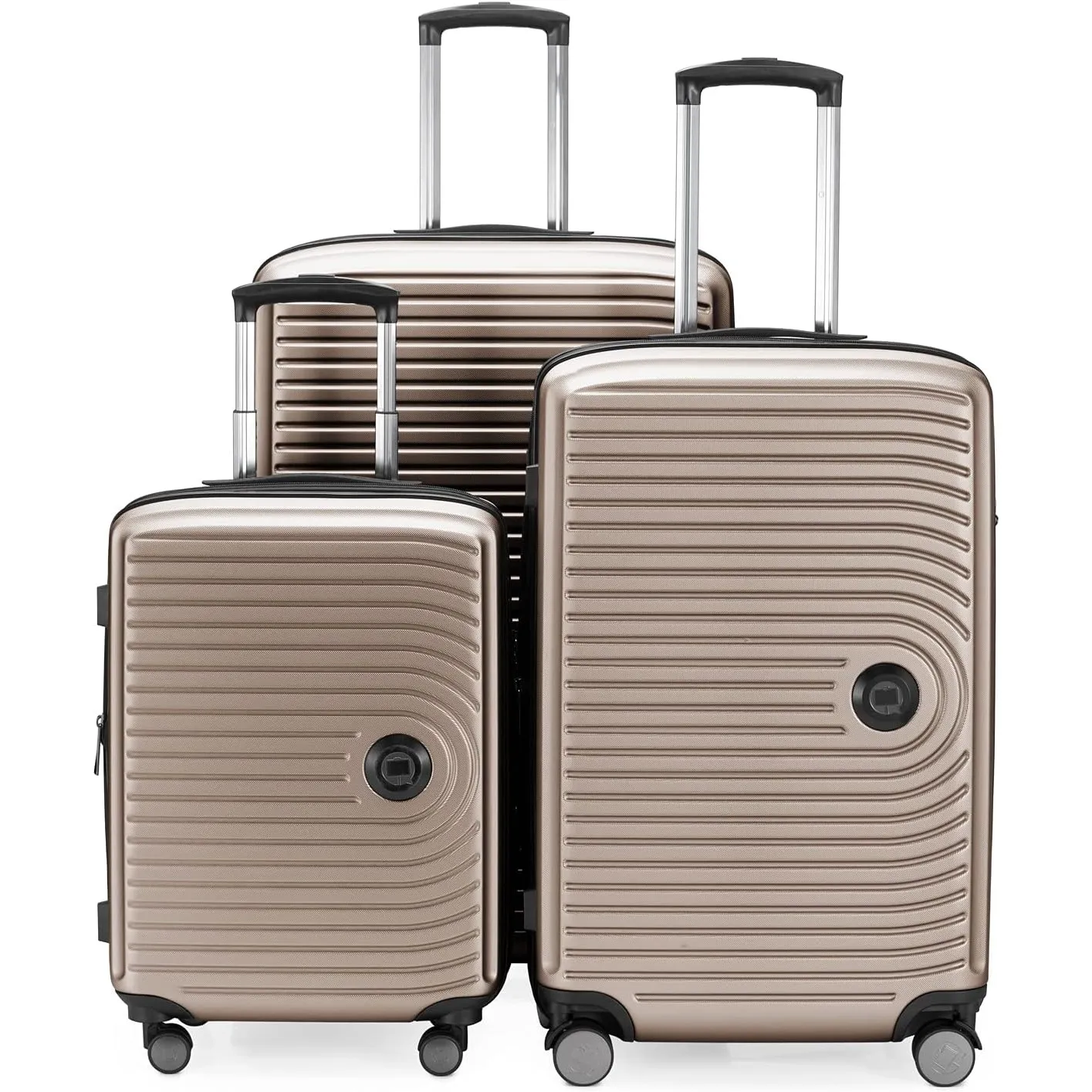 Hauptstadtkoffer Mitte Kofferset (55/68/77 cm) 273 L, Champagner