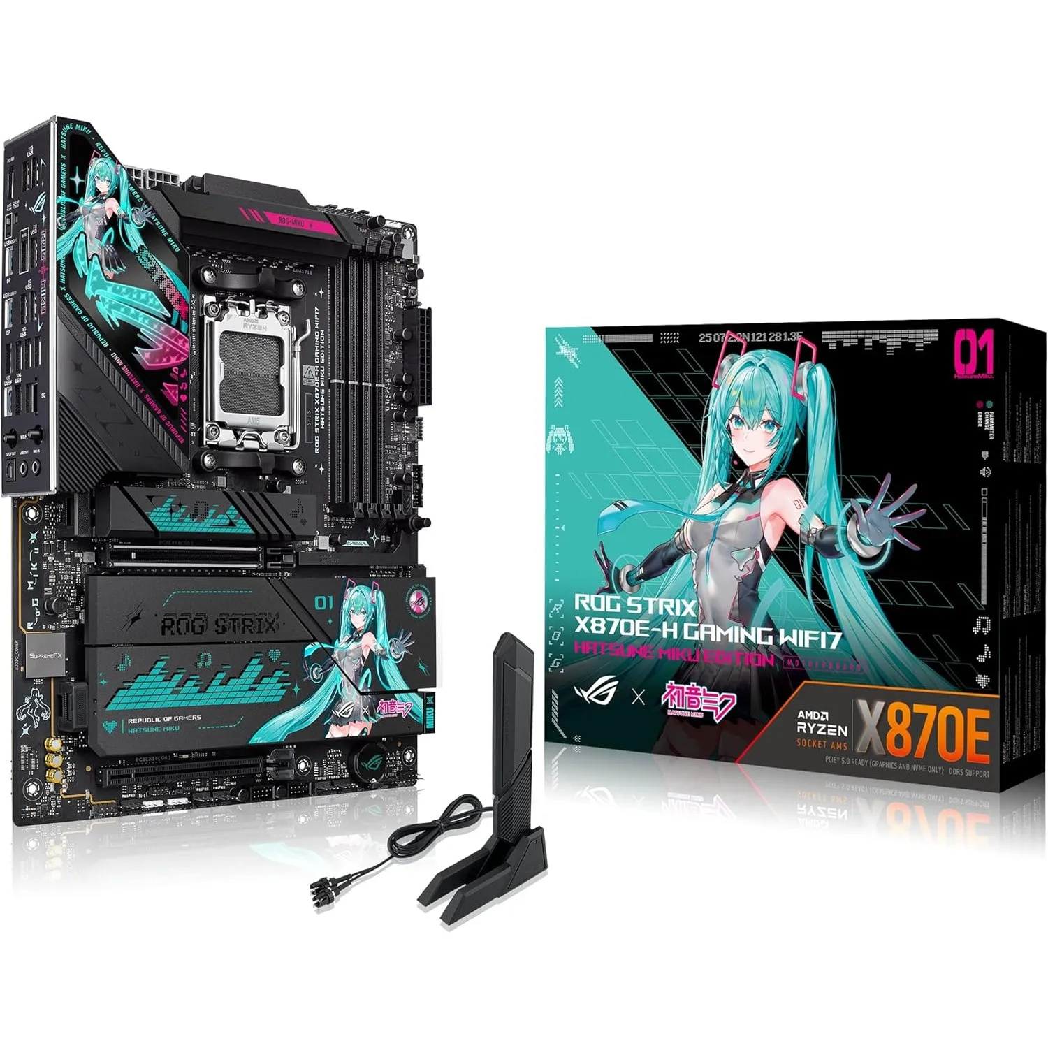 ASUS ROG Strix X870E-H Gaming WIFI7 Mainboard Sockel AMD AM5