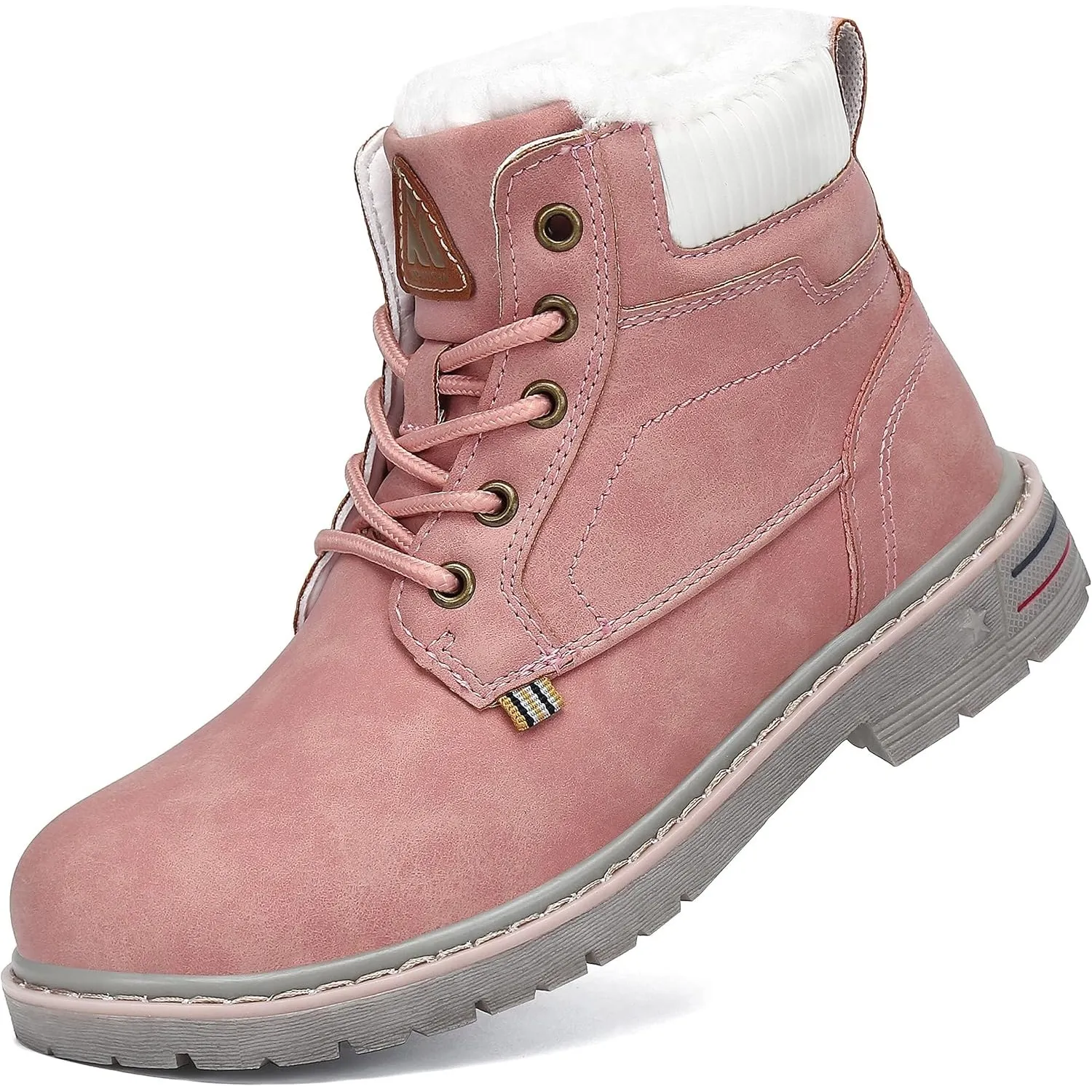 Mishansha Winterschuhe Kinder Warme Gefüttert Stiefeletten Gr.24-36