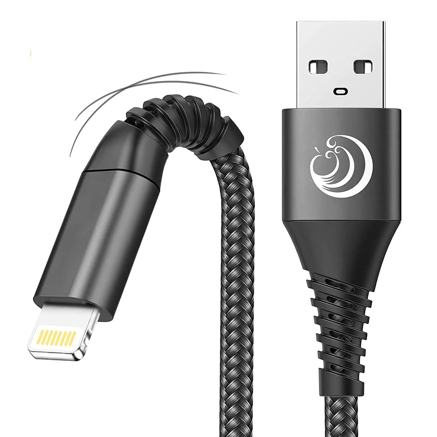 iPhone Ladekabel,Lightning Kabel [2Pack 2M+1M] iPhone Schnellladekabel MFi Zertifiziert iPhone Kabel Nylon Fast USB Lad…