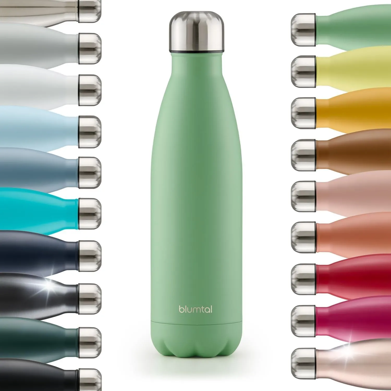 Blumtal Trinkflasche 750 ml Edelstahl - auslaufsichere Isolierflasche - BPA-freie Trinkflasche kalt & warm - doppelwand…