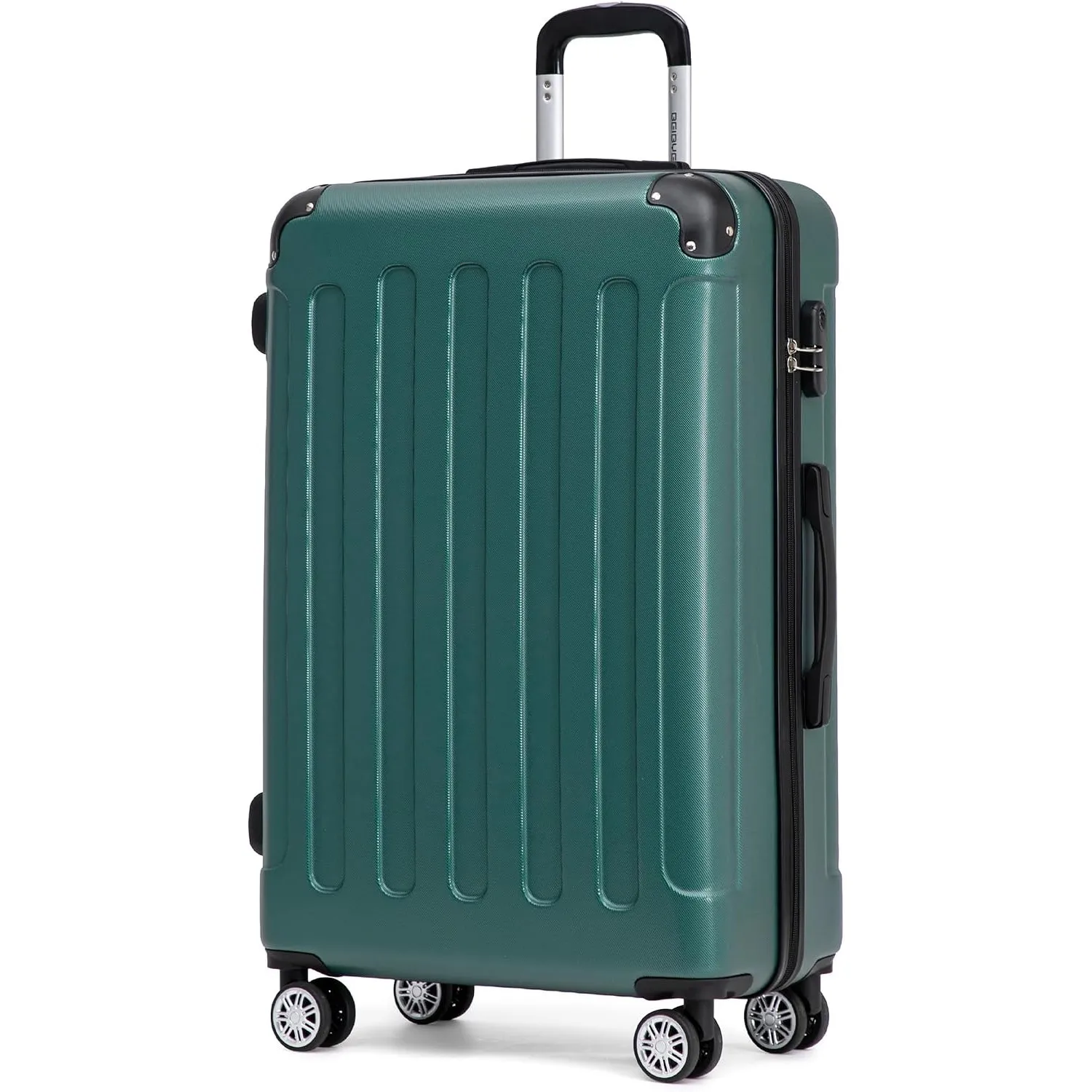 BEIBYE Hartschalenkoffer XL 76 cm – großer Reisekoffer für Familienreisen, leicht, robust, ABS, 360° Doppelrollen, Zahl…