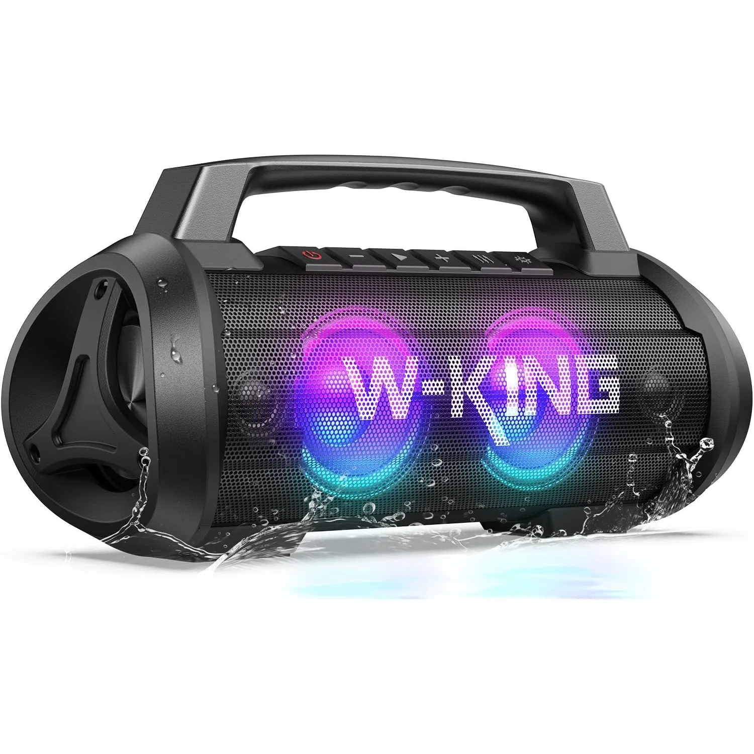 W-KING Bluetooth Lautsprecher 120W Peak, Tragbare Party-Box mit Bass Boost | 70W RMS Outdoor-Lautsprecher, Subwoofer/11…