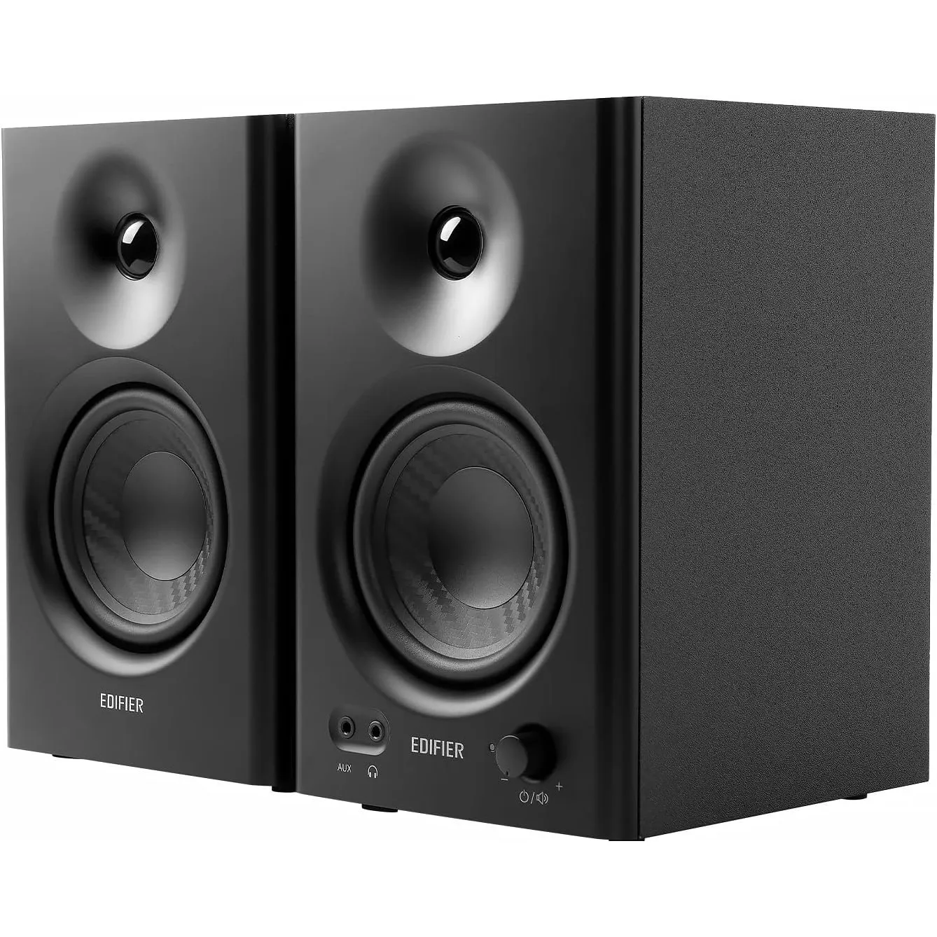 Edifier MR4 kompakte 2.0 Studiomonitore (42 Watt) mit Class-D Verstärker und Zwei wählbaren Klangmodi