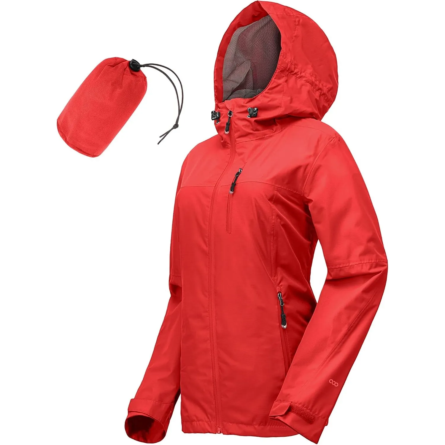 33,000ft Regenjacke Damen Wasserdicht Packbar Fahrradjacke Übergangsjacke