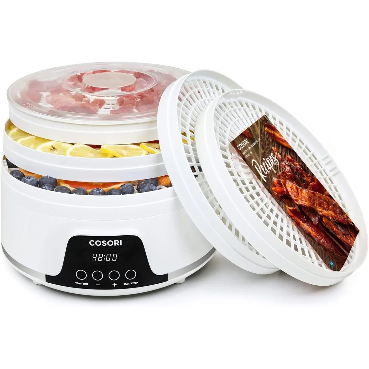Cosori Dörrautomat, Food Dehydrator, 5 Tabletts, BPA-frei, 350W, Weiß
