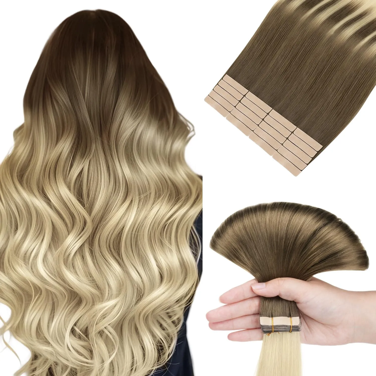 hotbanana Tape in Extensions Echthaar 35cm