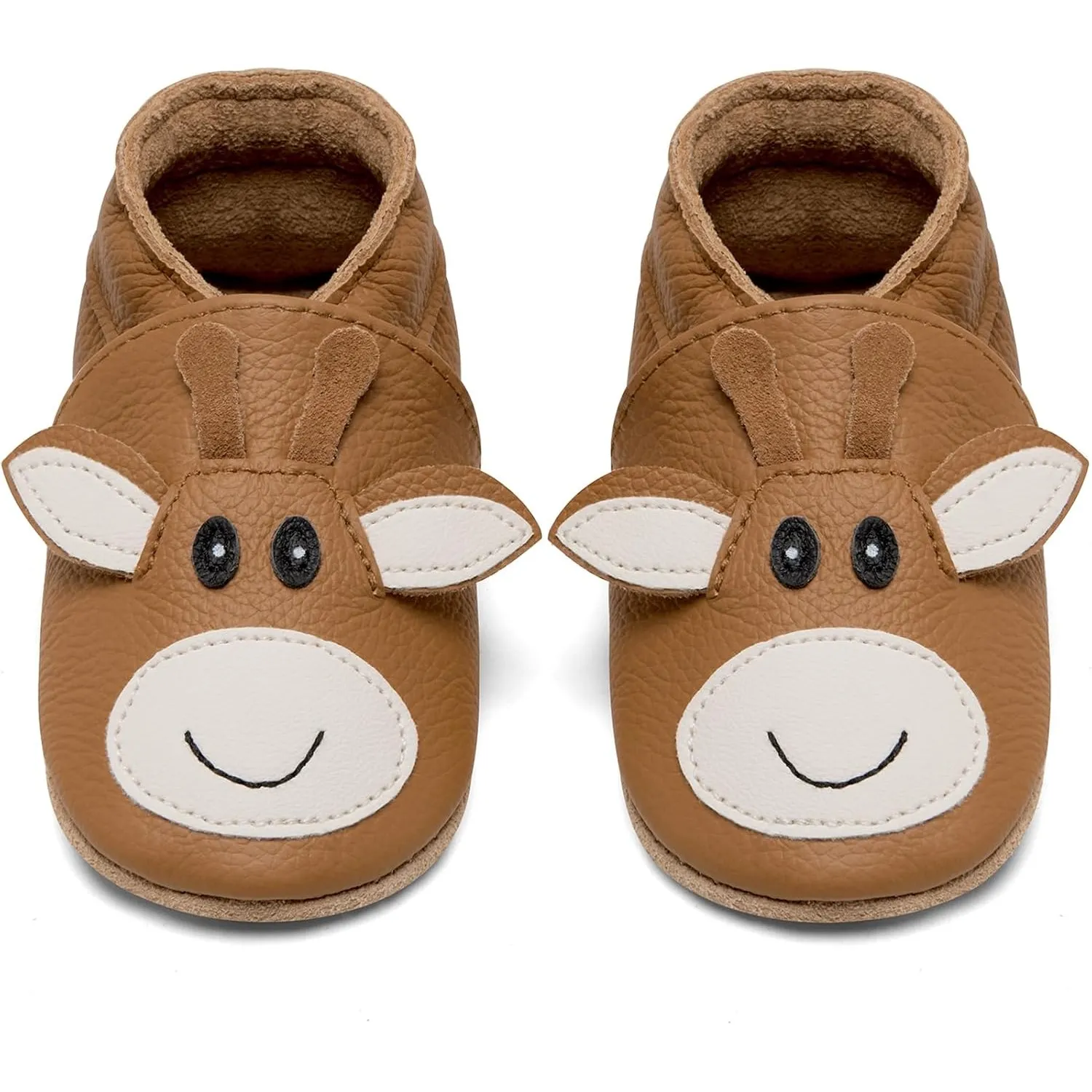 IceUnicorn Krabbelschuhe Baby Lauflernschuhe Jungen Mädchen Weicher Leder Babyhausschuhe Kleinkind Rutschfeste Ledersch…