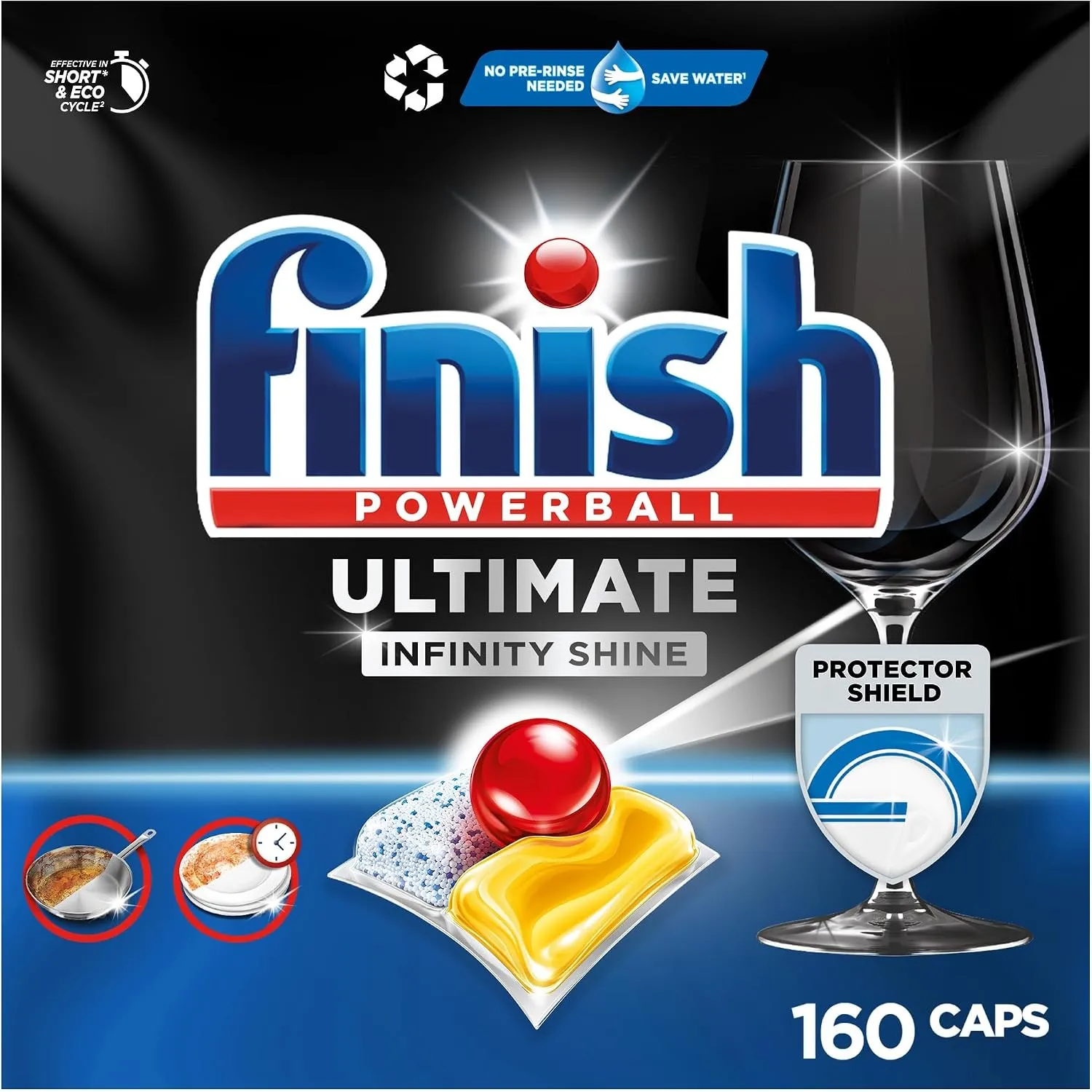 Finish Ultimate Infinity Shine Spülmaschinentabs Gigapack 2 x 80 Tabs