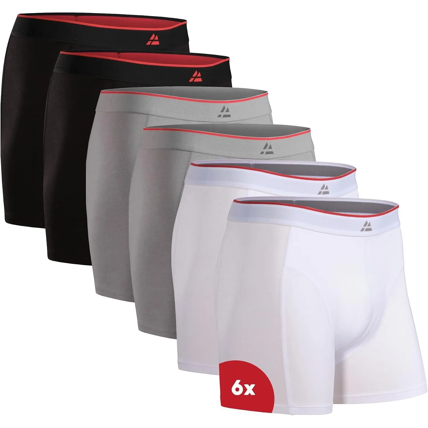 DANISH ENDURANCE Bambus Boxershorts Herren, Atmungsaktiv, 6er & 10er Pack