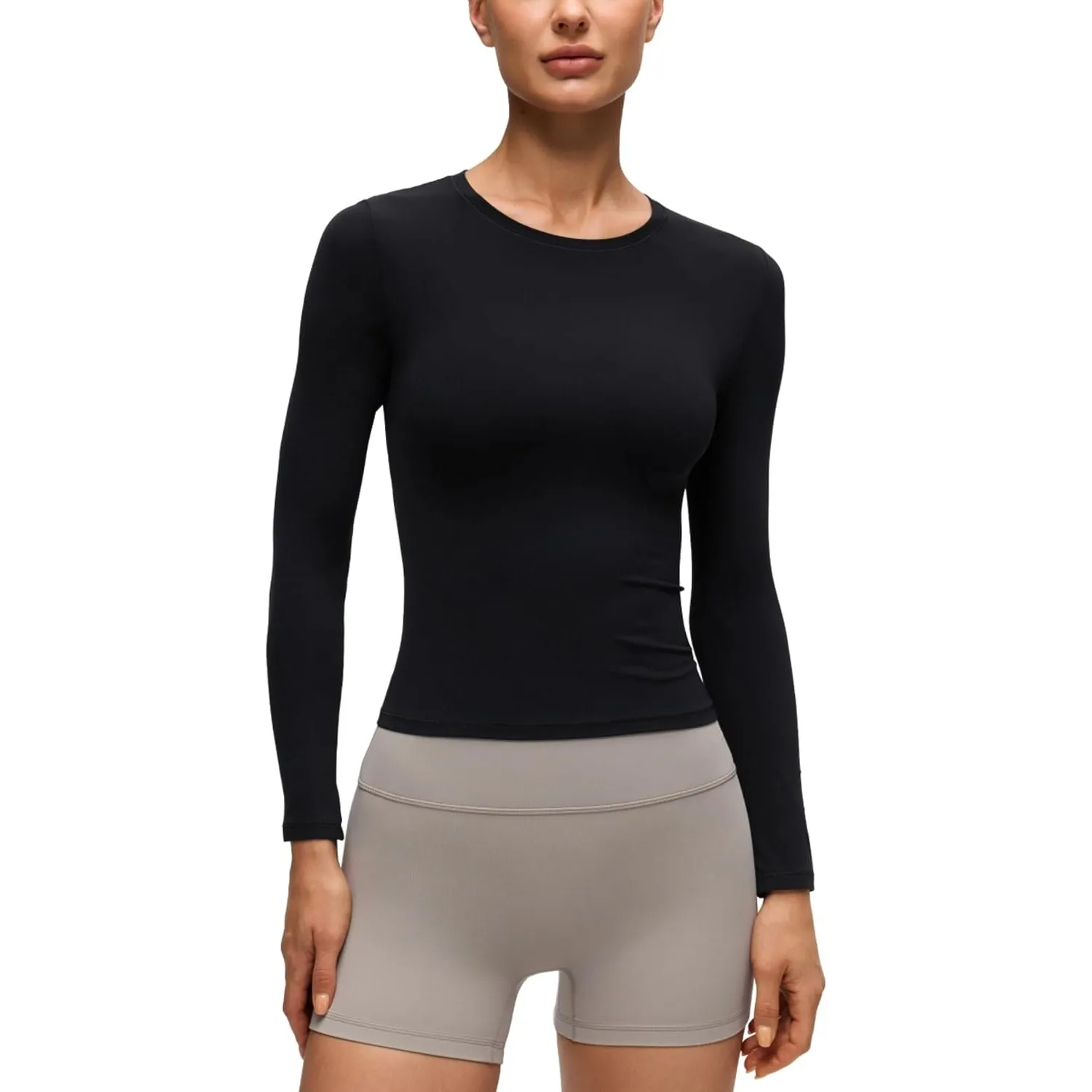 CRZ YOGA Softembrace Crewneck Langarmshirt
