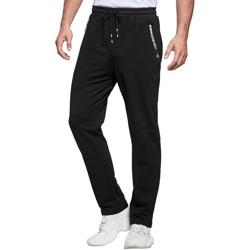 ZOXOZ Jogginghose Herren Baumwolle mit Reißverschluss Taschen Sweatpants Herren Hose