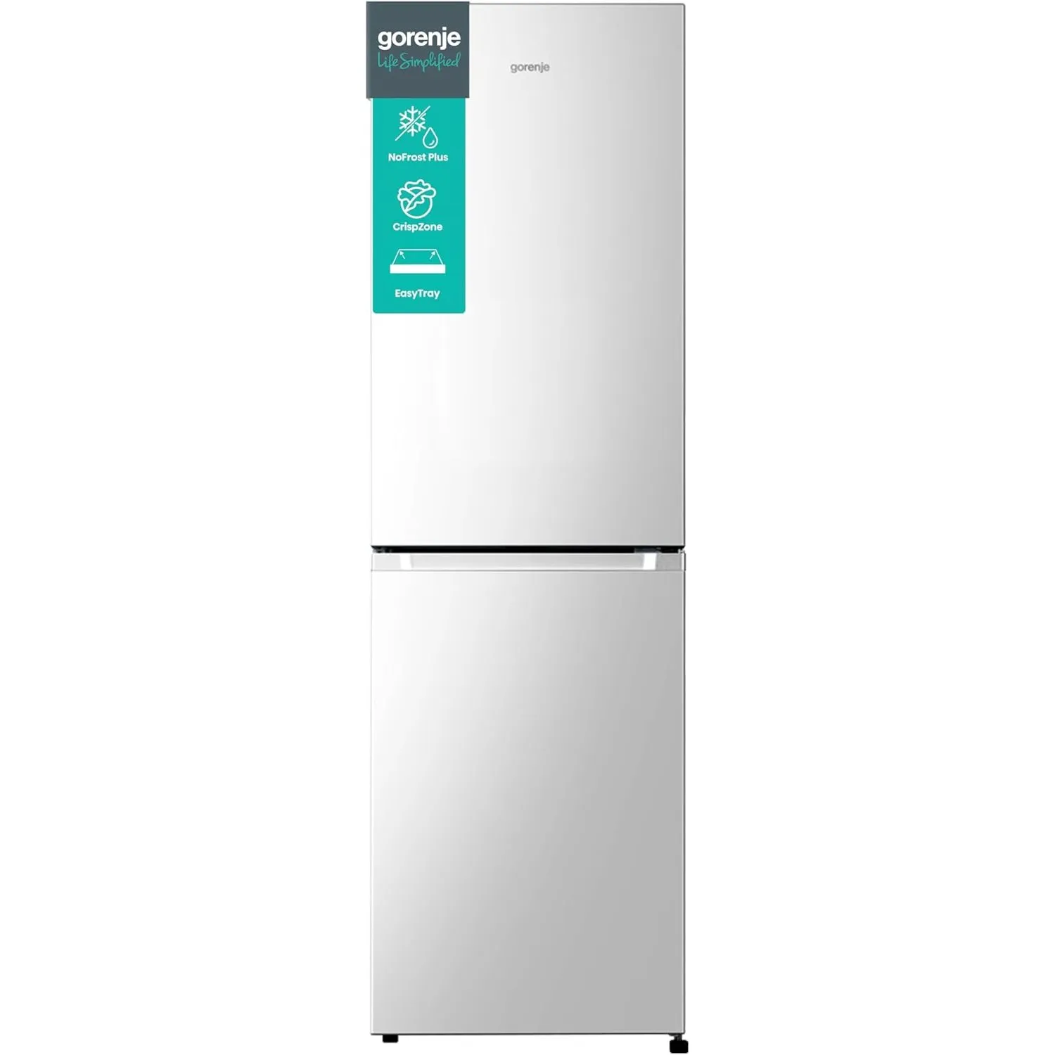 Gorenje NRK 418 ECW4 Kühl-Gefrierkombination/ NoFrostPlus/ MultiFlow 360°/ CrispZone/ 182,4 cm/ Kühlteil 171 l/ Gefrier…