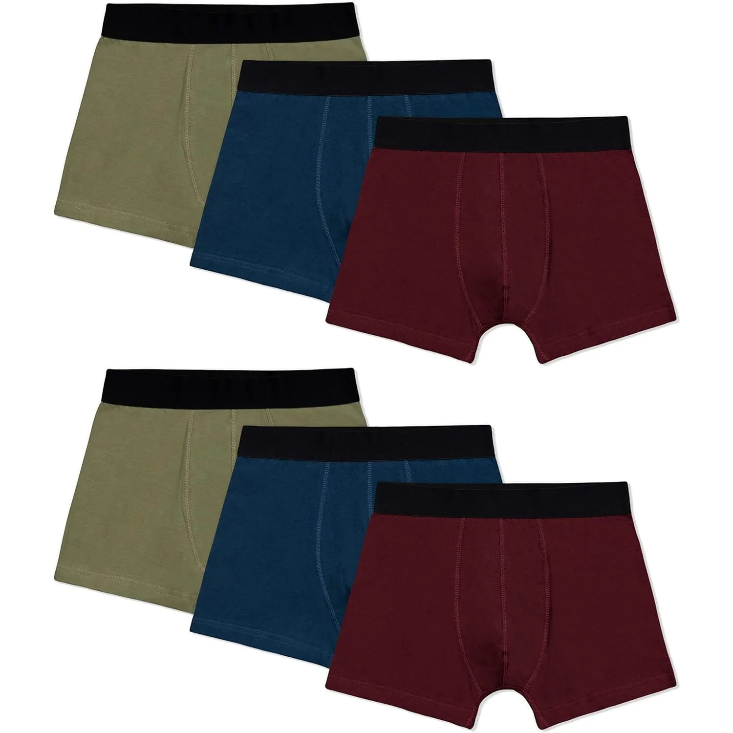 Snocks Herren Boxershorts Ohne Logo - Bio-Baumwolle 6er Pack - Atmungsaktiv Komfortbund - Unterhosen für Alltag und Spo…