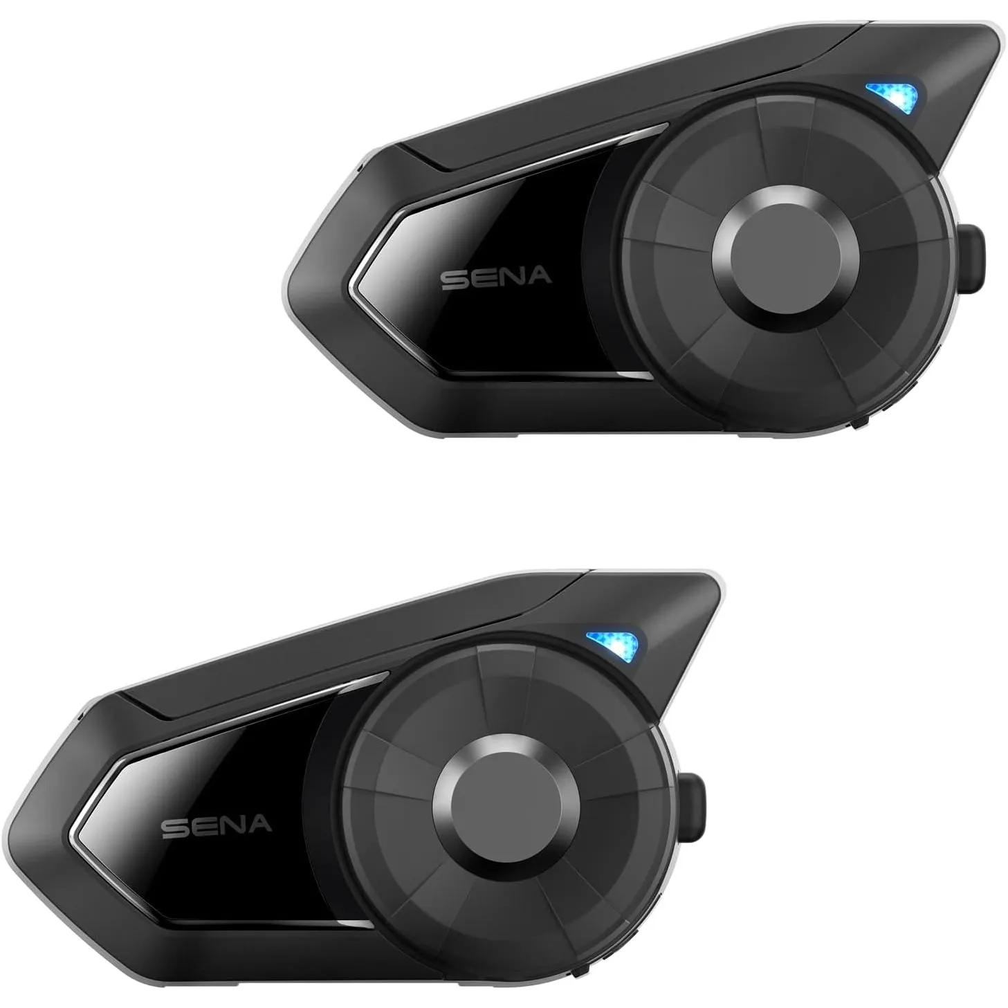 Sena 30K Bluetooth Headset für Motorräder/Mesh Kommunikationssystem mit HD Lautsprechern, Doppelpack