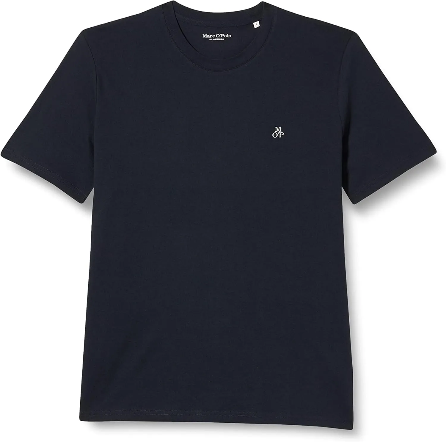 Marc O'Polo Herren 51556 Herren T-Shirt mit Rundhals-Ausschnitt, bequemes Oberteil aus Bio Baumwolle, klassisches Kurza…