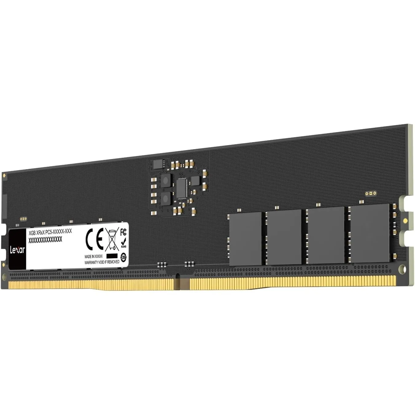Lexar UDIMM 16GB DDR5 RAM 5600MHz CL46, 288-Pin Computer RAM, Hochleistungs-DRAM U-DIMM für PC/Computerspeicher, AI, 1,…