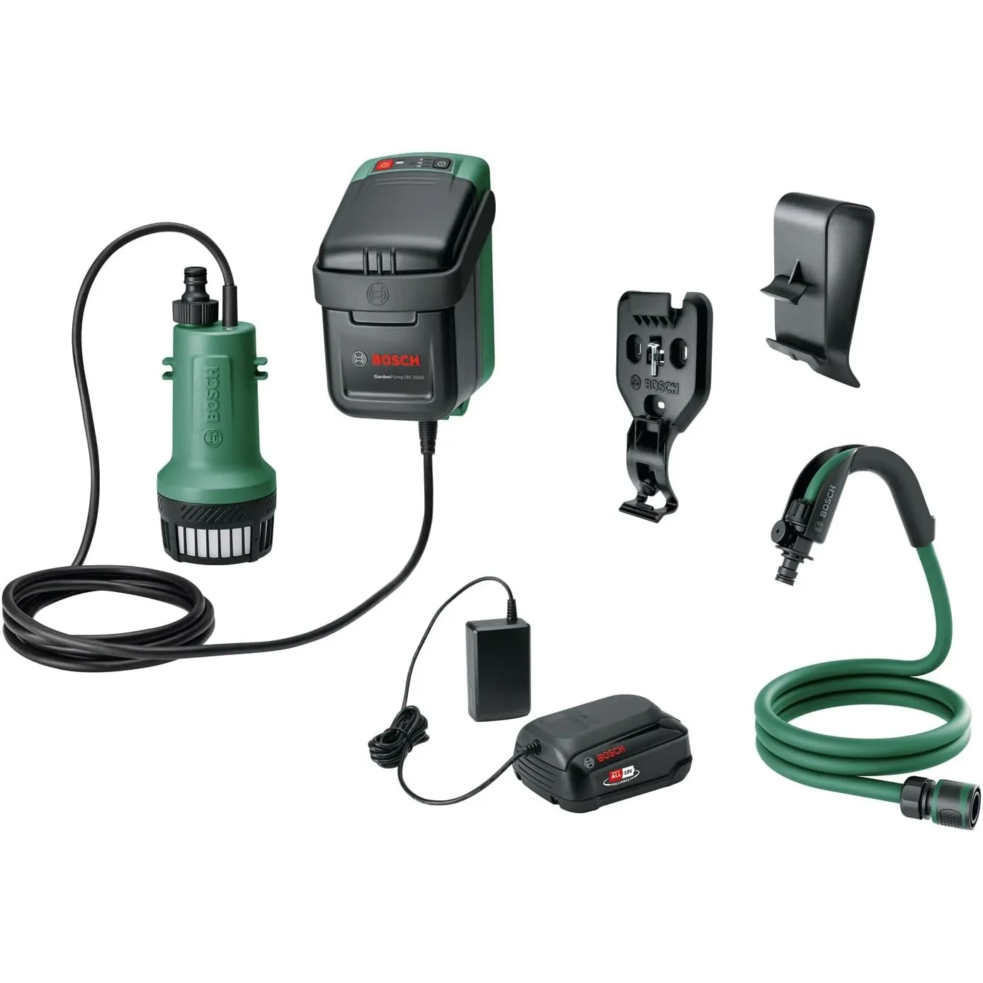 Bosch Akku-Tauchpumpe GardenPump 18V-2000