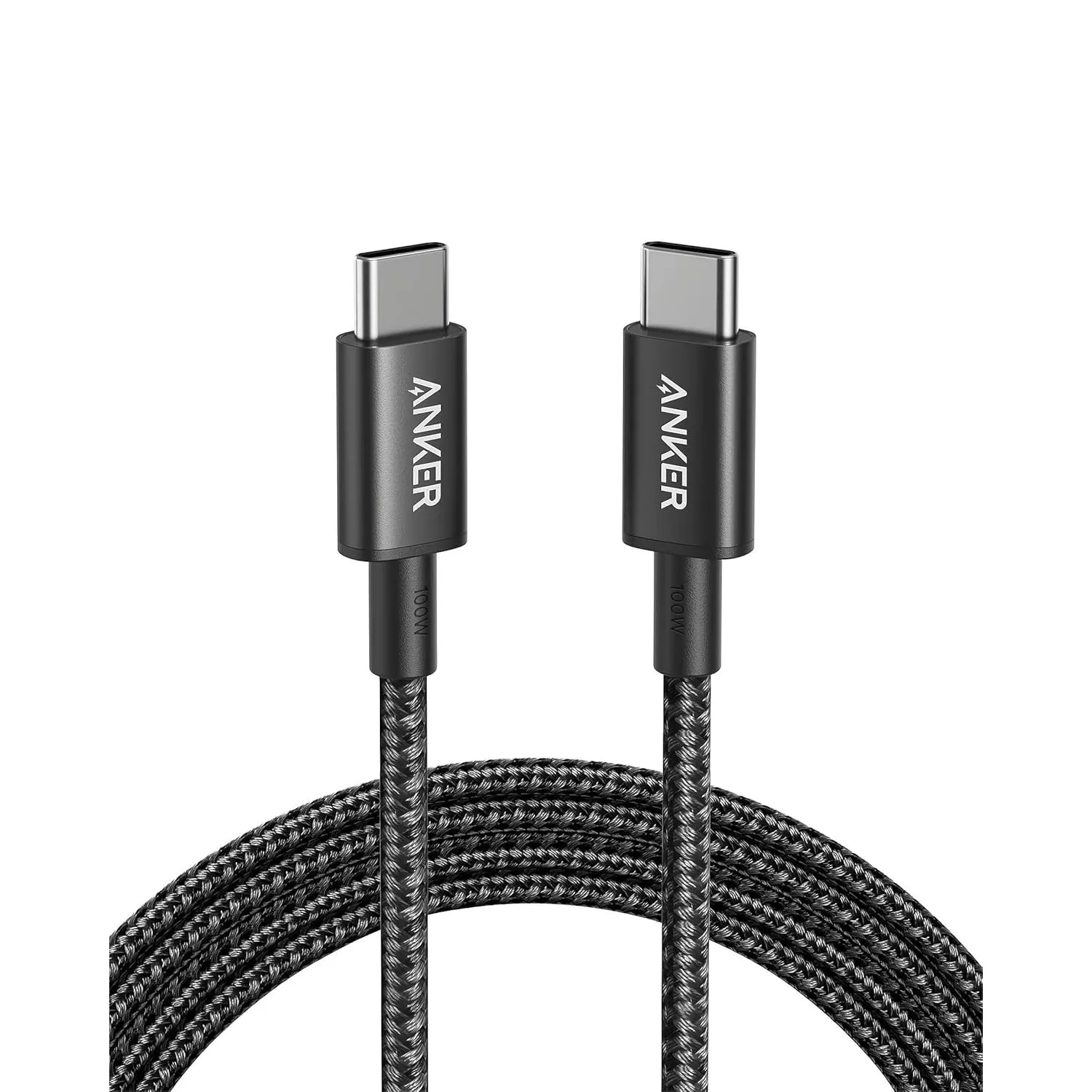 Anker 100W USB C Kabel PD 3.0 Schnellladen [1,8m], Schwarz