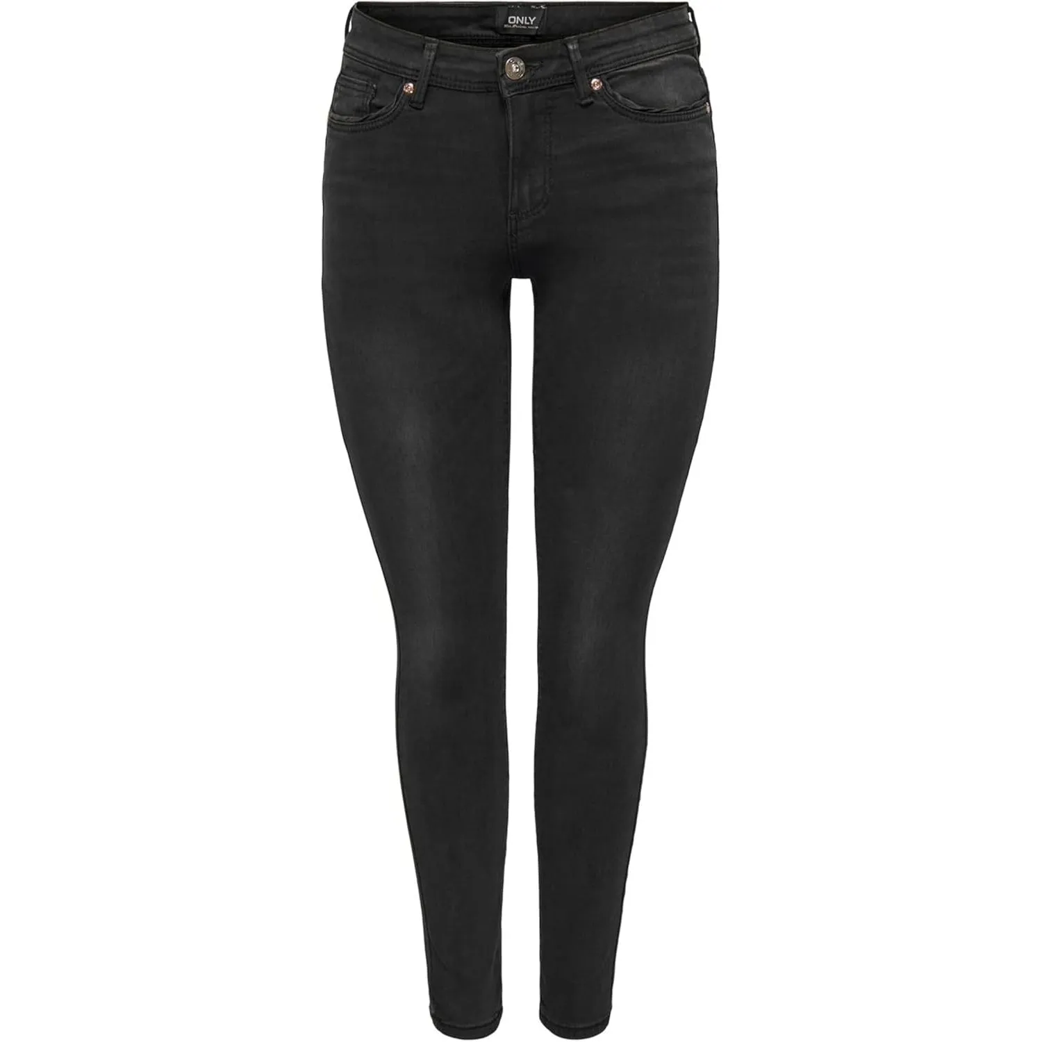 ONLY Female Skinny Jeans ONLWAUW Mittlere Taille Skinny Fit Jeans