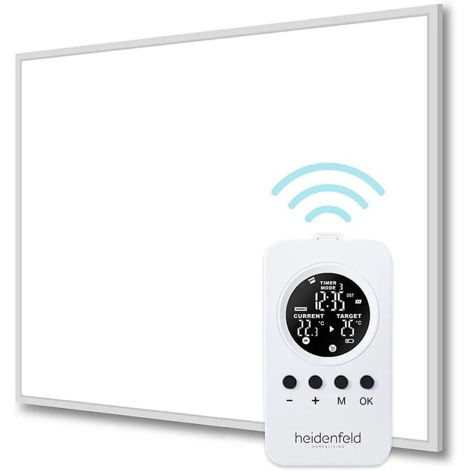 Heidenfeld Infrarotheizung HF-HP106-3 | Bis 19 m² | 800 Watt