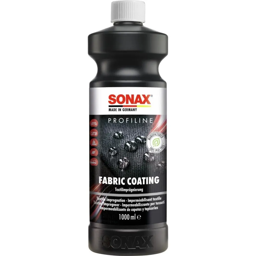 SONAX PROFILINE FabricCoating (1 Liter) universell verwendbare Textilimprägnierung für außen und innen | Art-Nr. 031030…