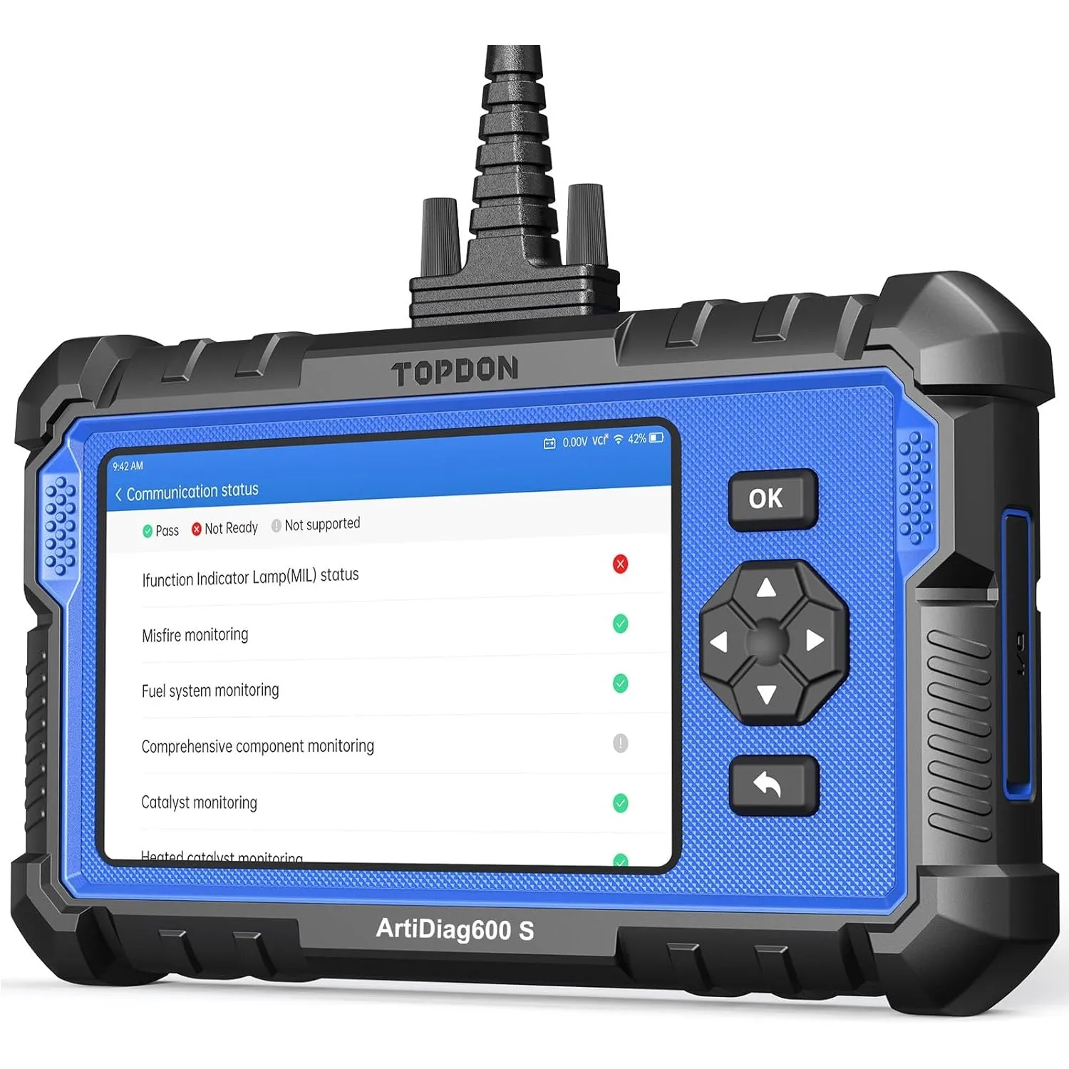 TOPDON AD600S OBD2 Diagnosegerät Auto,4 Systemdiagnosen,9 Servicefunktionen