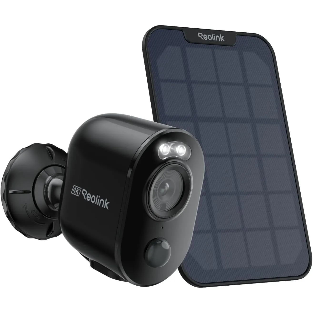 Reolink 4K Überwachungskamera Aussen Akku Solar, Spotlights, 2-Wege-Audio