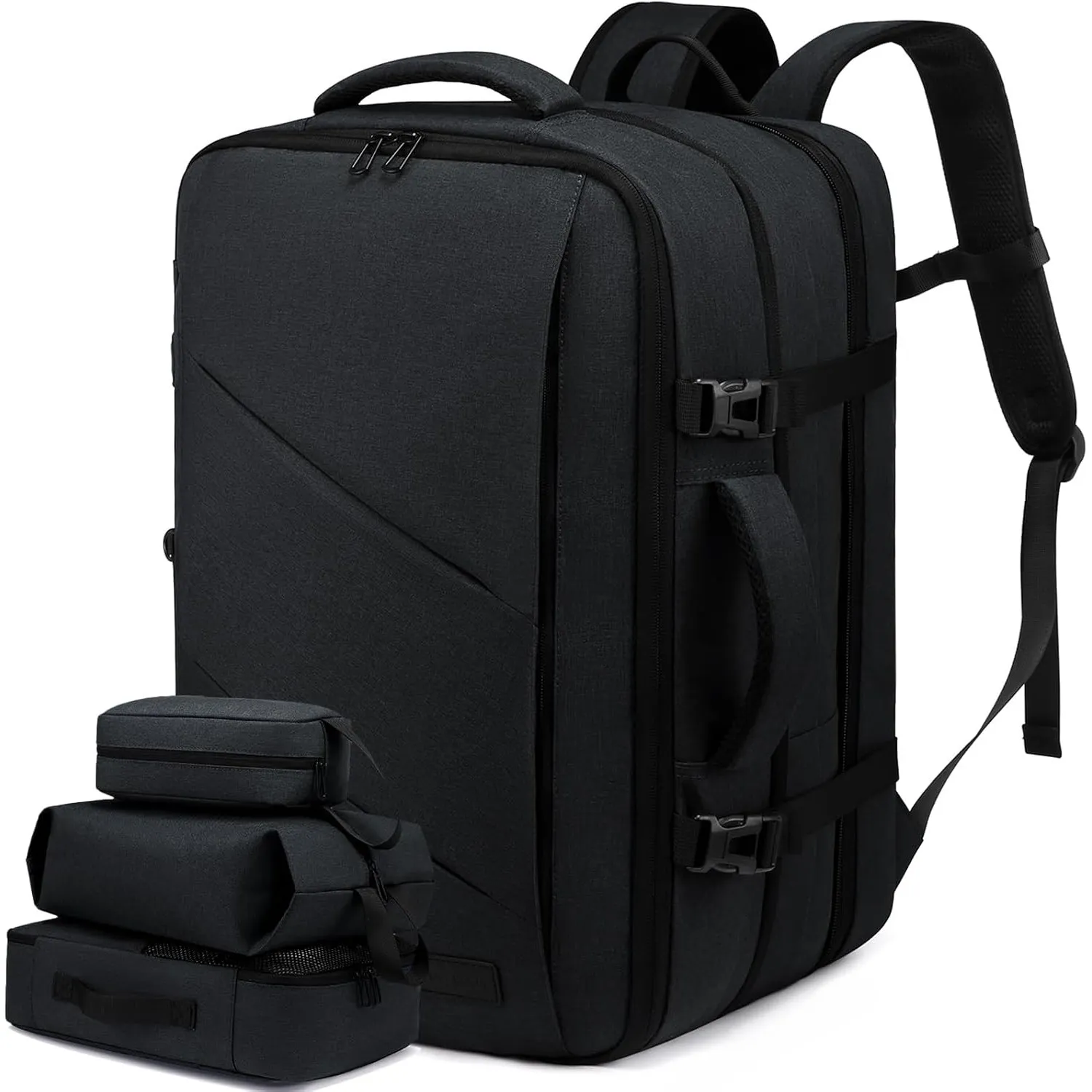 LOVEVOOK 32-50L Handgepäck Rucksack, Supergroßer erweiterbar Reiserucksack Flugzeug, Laptop Rucksack für 18 Zoll Herren…