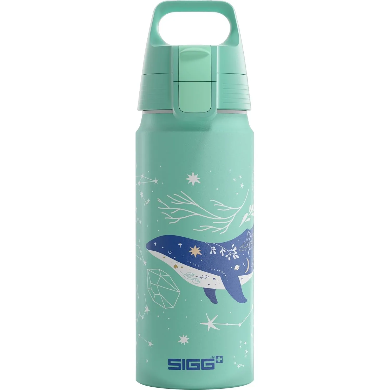 SIGG - Alu Trinkflasche Kinder - WMB ONE - Made in Switzerland - Für Kohlensäurehaltige Getränke Geeignet - Auslaufsich…