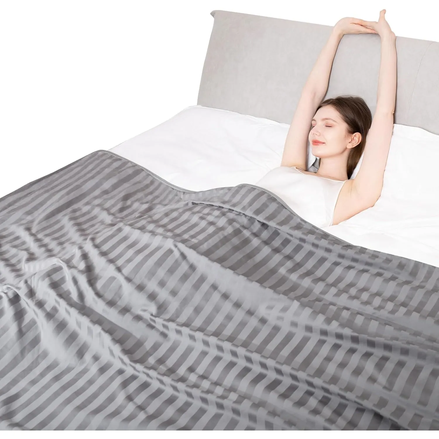 Elegear Kühldecke Sommerdecke - Japanische Arc-Chill 3.0 Kühlfasern Q-Max>0,5 doppelseitige Selbstkühlende Decke für Be…