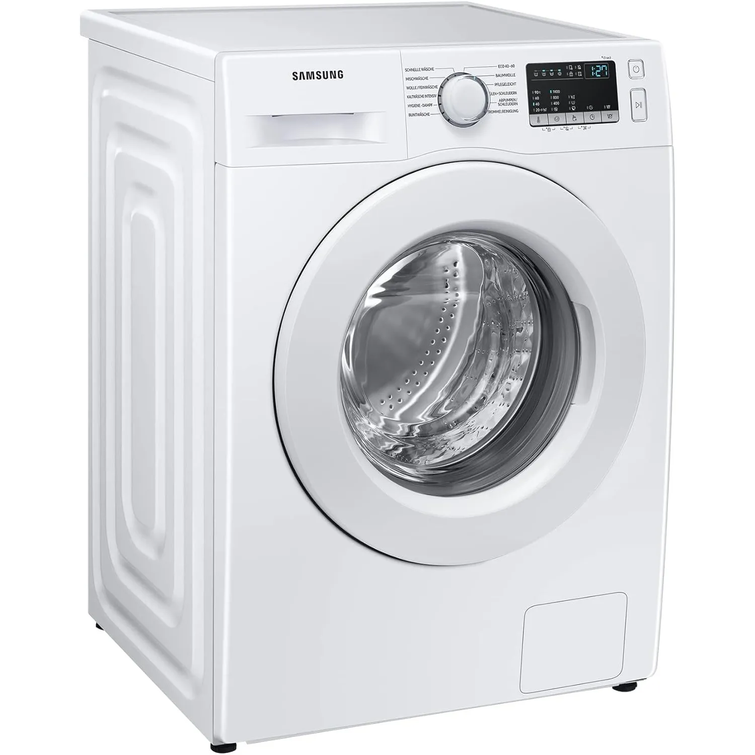 Samsung WW90T4048EE/EG Waschmaschine, 9 kg, 1400 U/min, Ecobubble, Hygiene-Dampfprogramm, FleckenIntensiv-Funktion, Dig…