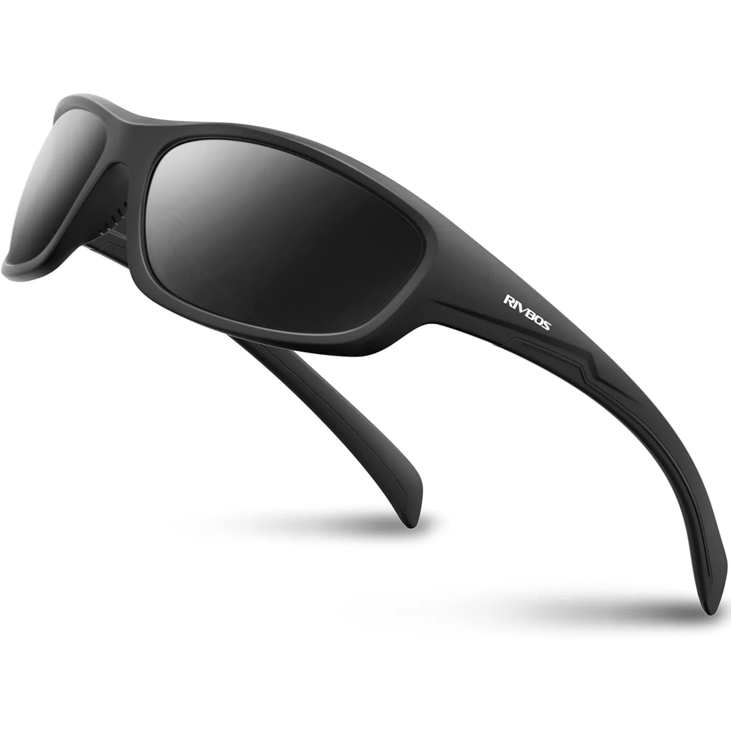 RIVBOS Sonnenbrillen Fahrradbrille Radsportbrillen Sportbrille für damen herren Polarisierte TR90 Superleichtes Unzerbr…