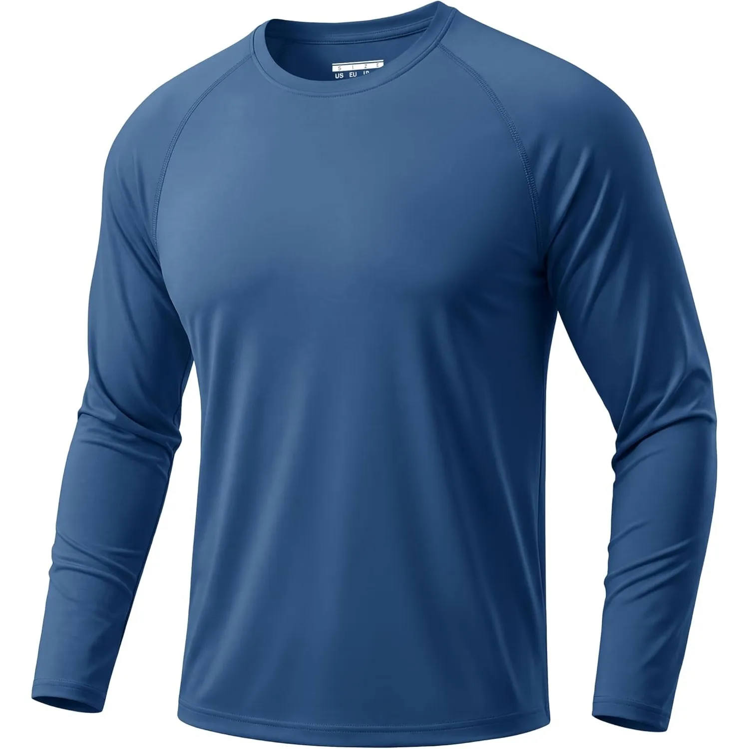 TACVASEN Herren UPF 50+ UV Sonnenschutz Langarmshirt Outdoor Langarm T-Shirt Rashguard