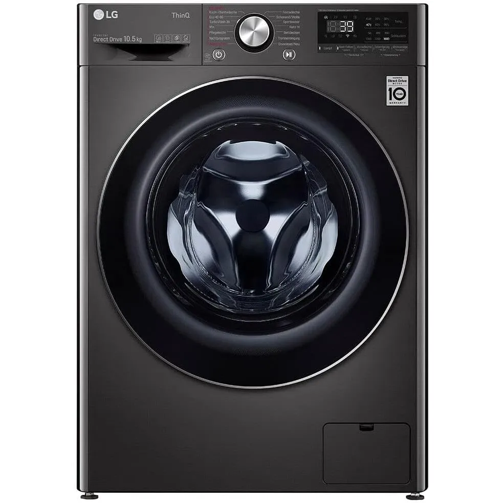 LG F6WV710P2S Waschmaschine (10,5 kg, Energieklasse A, 1.600 U/Min.) mit AI DD (AI Wash), TurboWash 360°, Steam und Aqu…