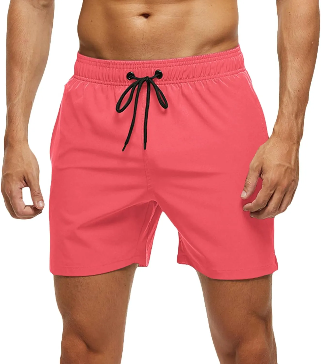 Arcweg Badehose für Herren mit Reißverschlusstasche Atmungsaktiv Wasserabweisend Badeshorts Männer Trainingsshorts Elas…