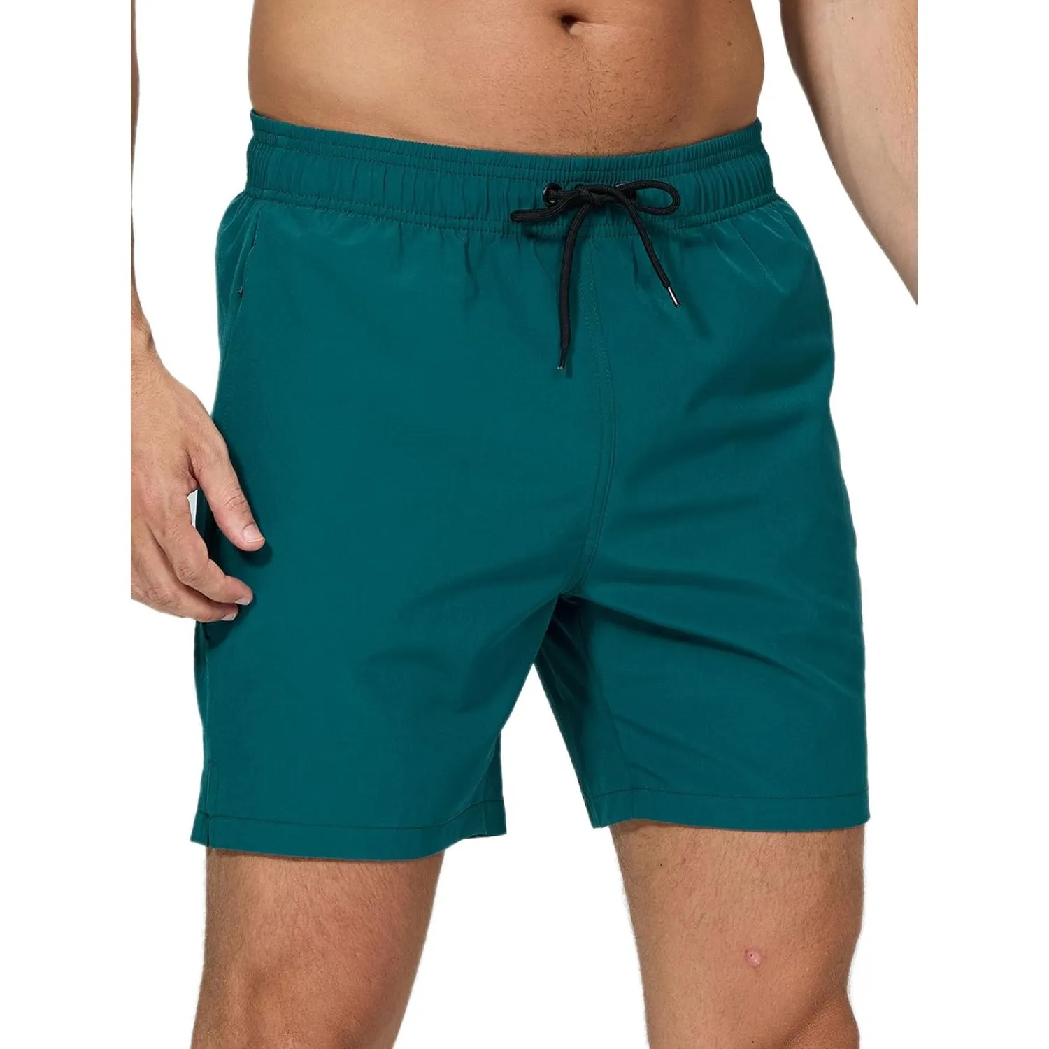 Arcweg Badehose für Herren mit Reißverschlusstasche Atmungsaktiv Wasserabweisend Badeshorts Männer Trainingsshorts Elas…