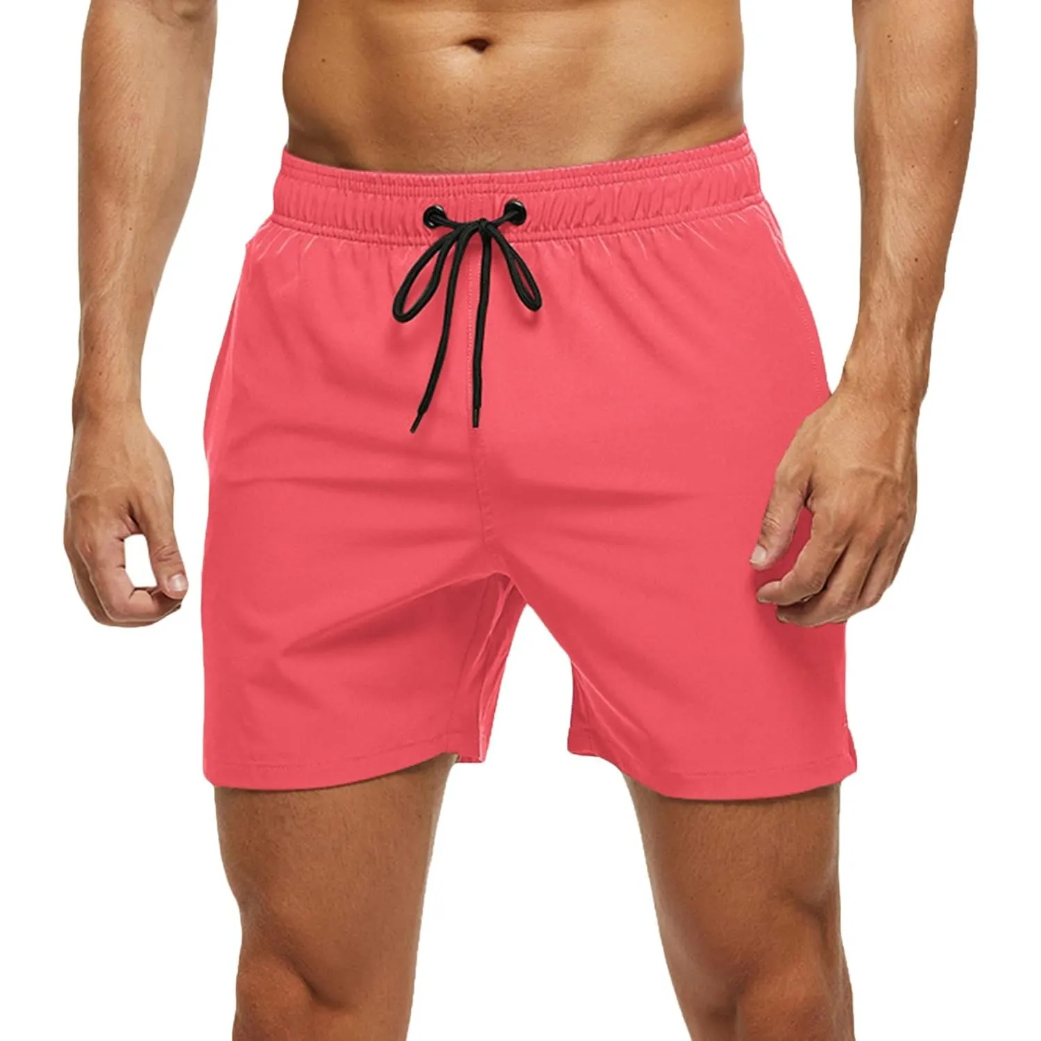 Arcweg Badehose für Herren mit Reißverschlusstasche Atmungsaktiv Wasserabweisend Badeshorts Männer Trainingsshorts Elas…