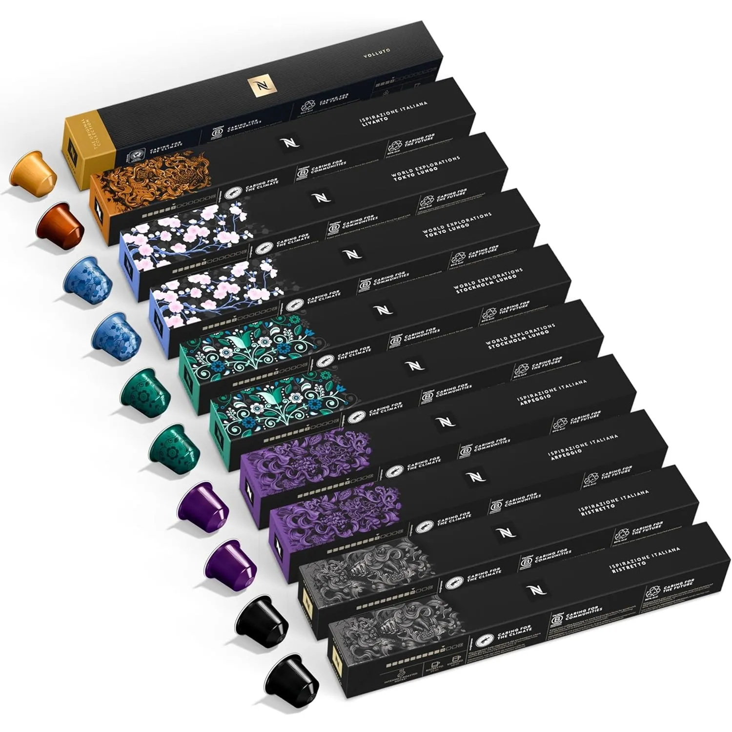 NESPRESSO ORIGINAL Espresso & Lungo Auswahl 100 Kaffeekapseln