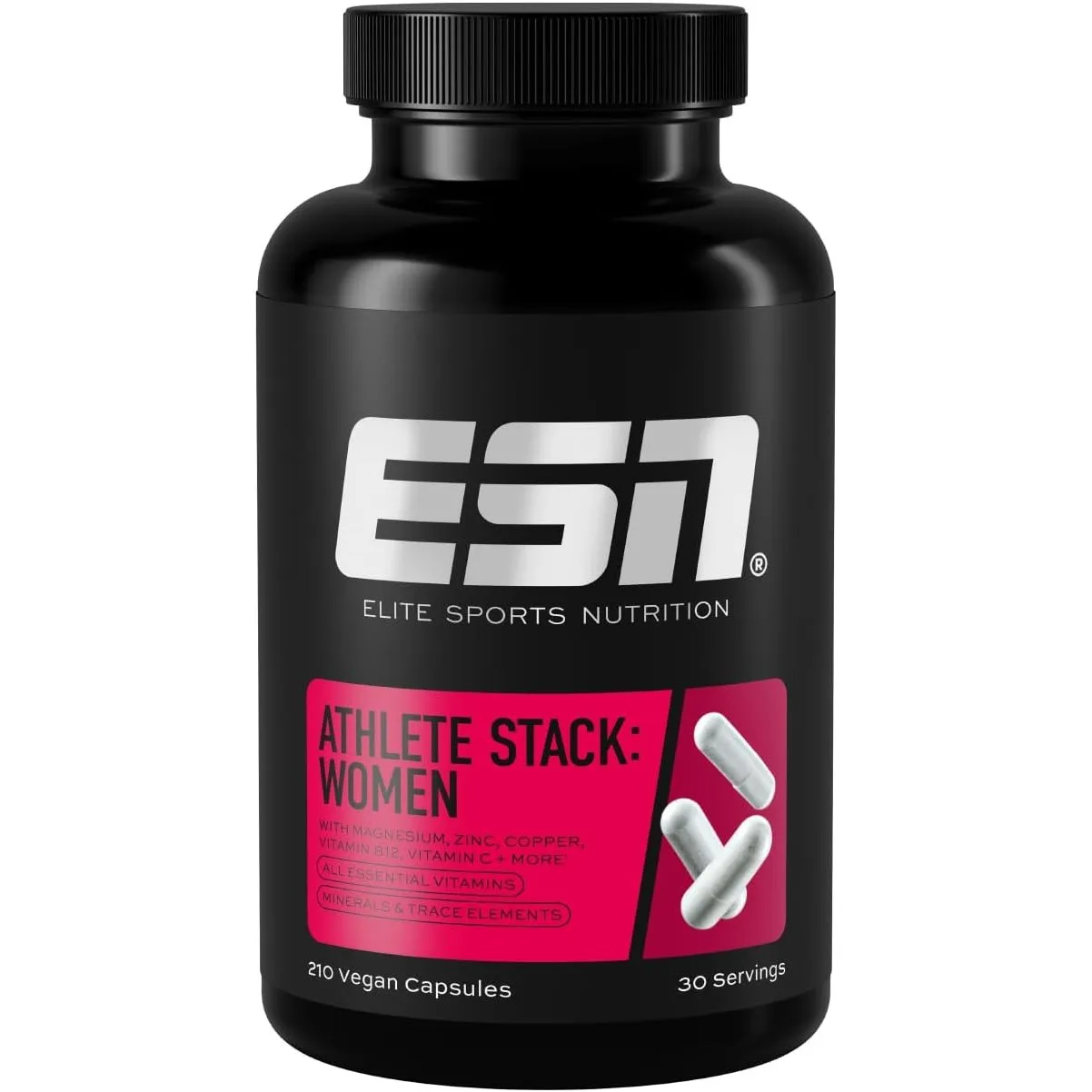 ESN Athlete Stack Women, 210 Kapseln, 30 Portionen