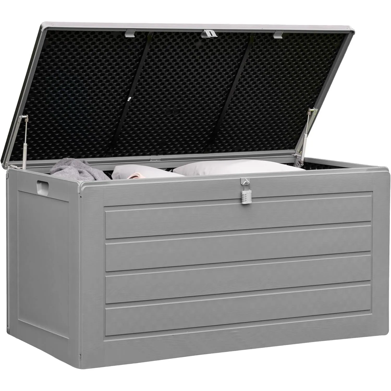 Olsen & Smith Gartenbox 680L | Wasserdicht & Wetterfest Abschließbare Polypropylene Aufbewahrungsbox aus | Große Garten…