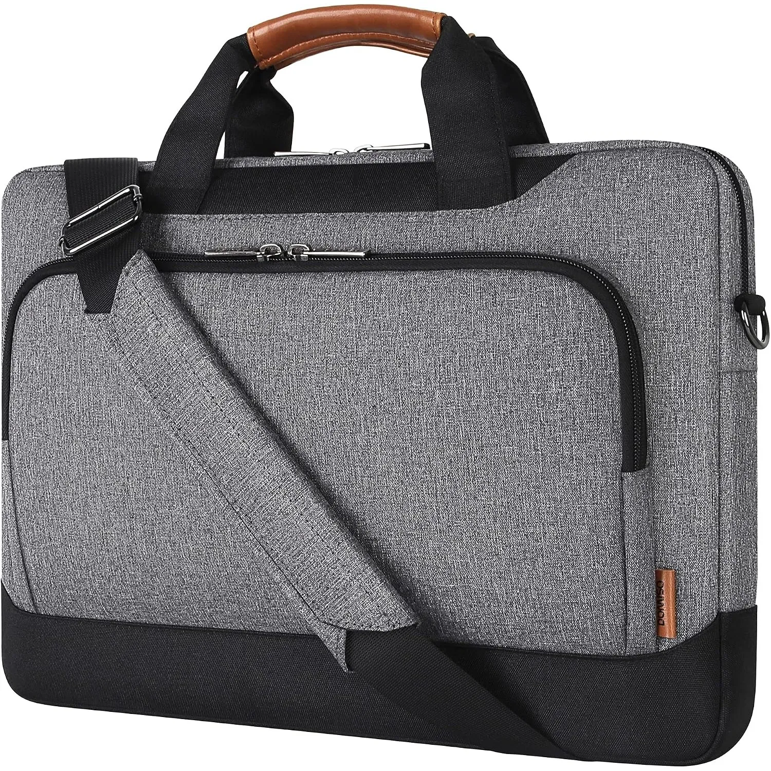 DOMISO Laptophülle Laptoptasche und Notebooktasche 14 Zoll, Wasserdichte Business Schultertasche mit Großer Kapazität, …