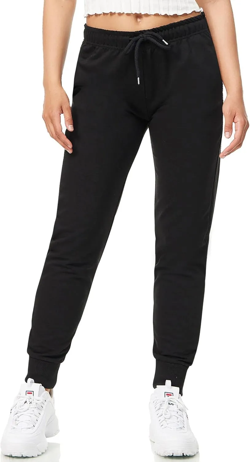 ROSS CAMP Jogginghose Damen - Sporthose Frauen Baumwolle, Trainingshose Fitness High Waist, Sweatpants Slim Fit Freizei…