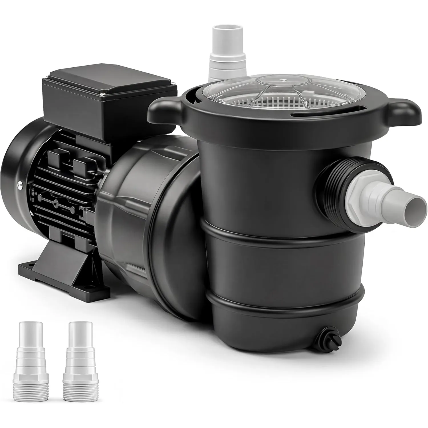 monzana Filterpumpe 15.900 l/h mit Vorfilter Poolpumpe Umwälzpumpe Sandfilter Pool Pumpe 8,0m Förderhöhe Poolfilter