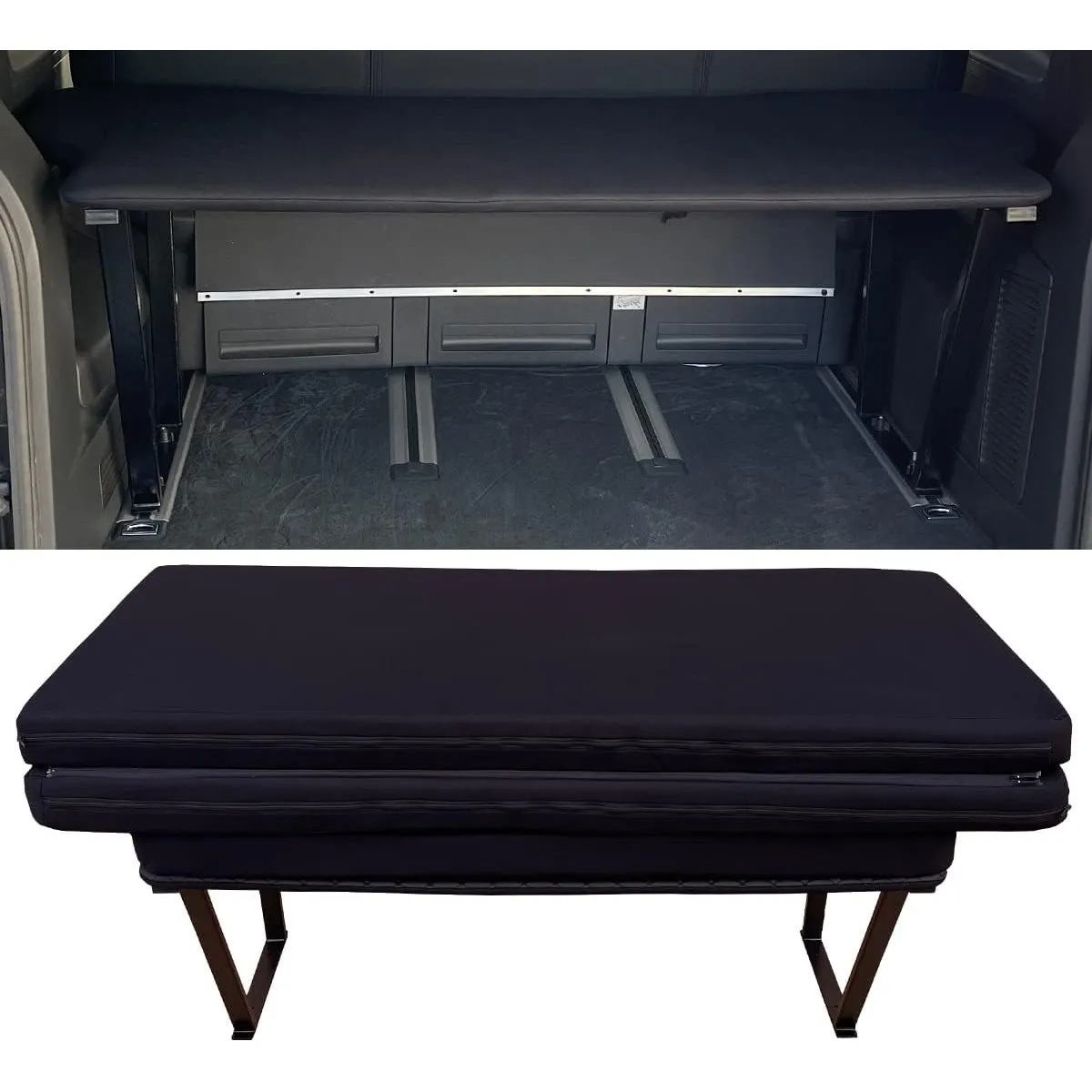 BREMER SITZBEZÜGE Multiflexboard kompatibel mit VW T5 T6 T6.1 Multivan Bettverlängerung Camper 2003-2021 Schlafauflage …