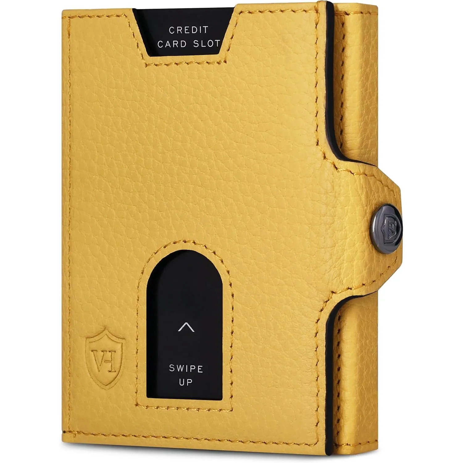 VON HEESEN Slim Wallet mit RFID Schutz - Geldbörse Herren klein - Mini Geldbeutel Damen Portmonee - Kartenetui Echtlede…