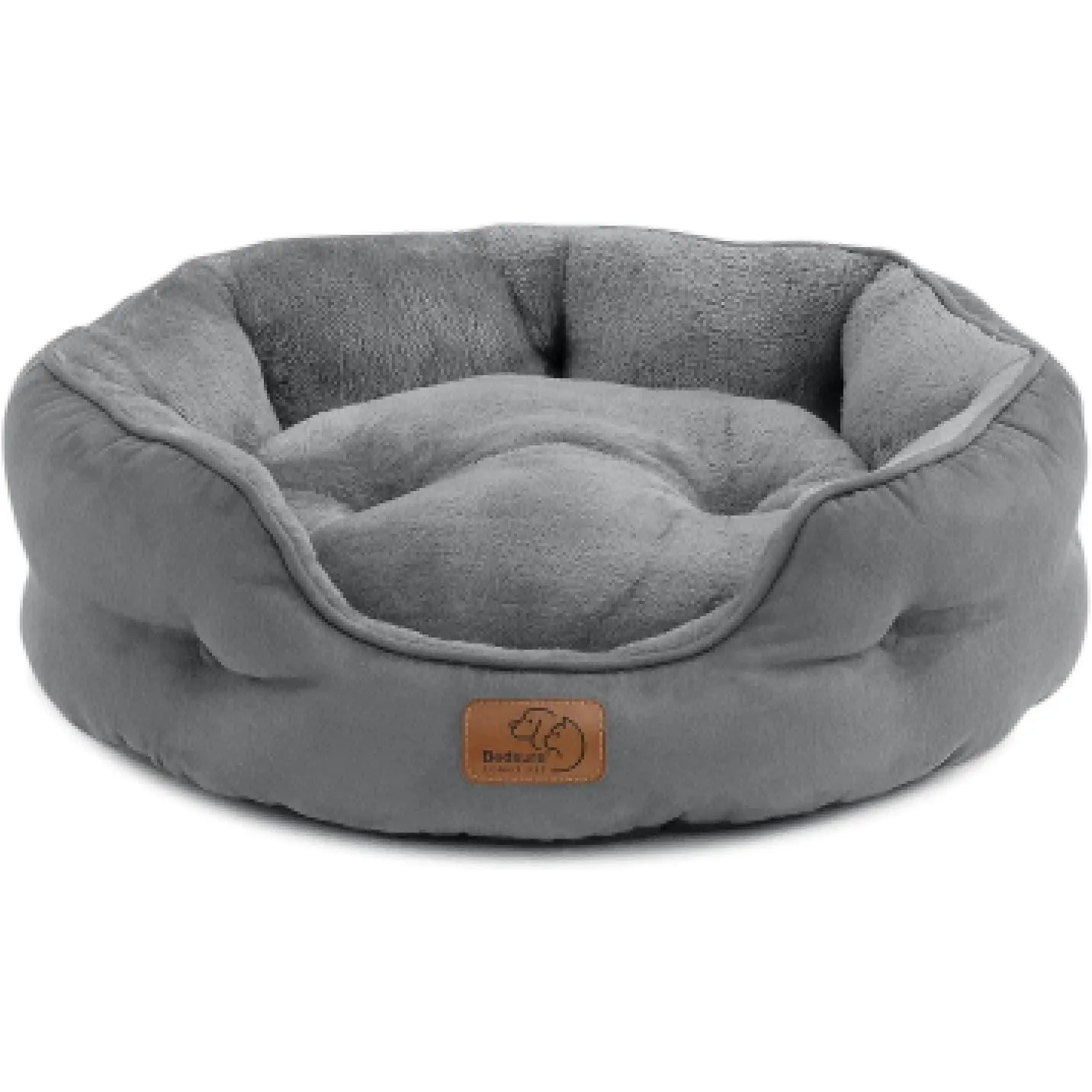 BEDSURE Katzenbett waschbar Katzen Bettchen - 51x48x15cm Katzenkorb mit Zweiseitig Innenkissen Katzenschlafplatz für Ka…